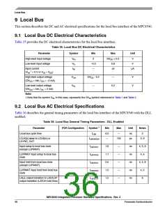 浏览型号MPC8540CPX667JC的Datasheet PDF文件第36页