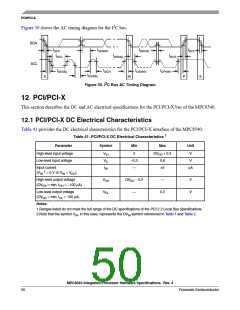 浏览型号MPC8540CPX667JC的Datasheet PDF文件第50页