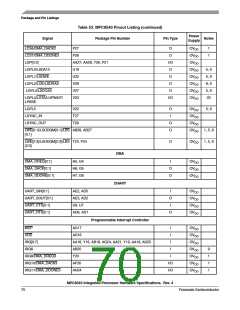 浏览型号MPC8540CPX667JC的Datasheet PDF文件第70页