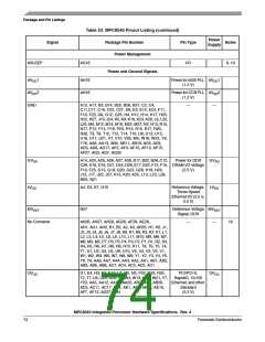浏览型号MPC8540CPX667JC的Datasheet PDF文件第74页