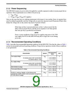 浏览型号MPC8540CPX667JC的Datasheet PDF文件第9页