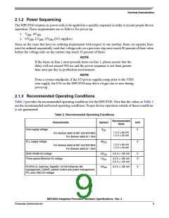 浏览型号MPC8540PX833LB的Datasheet PDF文件第9页