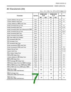 浏览型号MSM514265ESL-XXTS-K的Datasheet PDF文件第7页