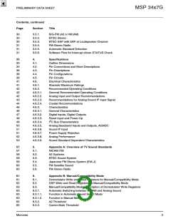 浏览型号MSP3467G的Datasheet PDF文件第3页