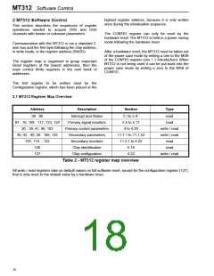 浏览型号MT312C的Datasheet PDF文件第18页