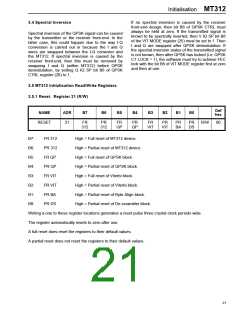 浏览型号MT312C的Datasheet PDF文件第21页