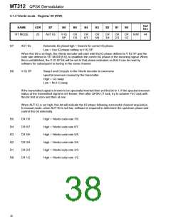 浏览型号MT312C的Datasheet PDF文件第38页