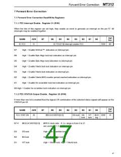 浏览型号MT312C的Datasheet PDF文件第47页