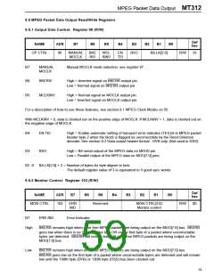 浏览型号MT312C的Datasheet PDF文件第59页