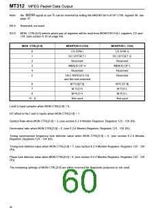 浏览型号MT312C的Datasheet PDF文件第60页