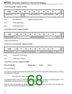浏览型号MT312C的Datasheet PDF文件第68页