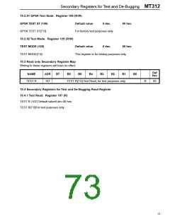浏览型号MT312C的Datasheet PDF文件第73页