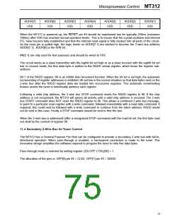 浏览型号MT312C的Datasheet PDF文件第75页