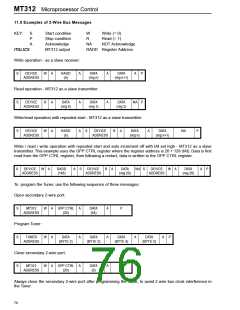 浏览型号MT312C的Datasheet PDF文件第76页