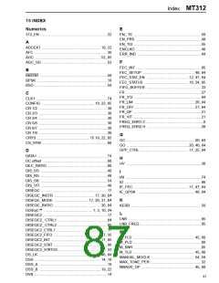 浏览型号MT312C的Datasheet PDF文件第87页