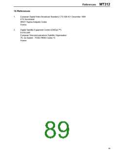 浏览型号MT312C的Datasheet PDF文件第89页
