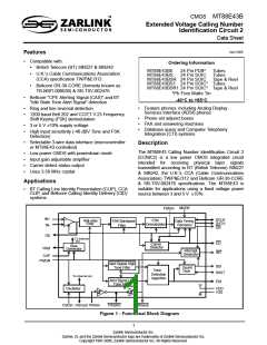 浏览型号MT88E43BE的Datasheet PDF文件第1页