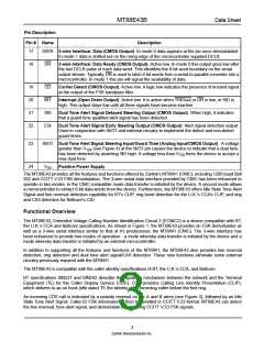 浏览型号MT88E43BE的Datasheet PDF文件第3页