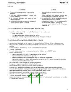 浏览型号MT9076AP的Datasheet PDF文件第11页