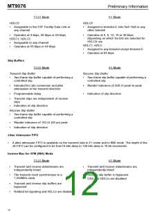 浏览型号MT9076AP的Datasheet PDF文件第12页