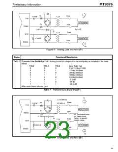 浏览型号MT9076AP的Datasheet PDF文件第23页