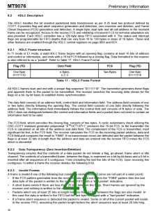 浏览型号MT9076AP的Datasheet PDF文件第40页