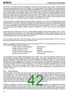 浏览型号MT9076AP的Datasheet PDF文件第42页