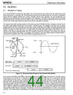 浏览型号MT9076AP的Datasheet PDF文件第44页