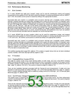 浏览型号MT9076AP的Datasheet PDF文件第53页