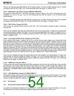 浏览型号MT9076AP的Datasheet PDF文件第54页