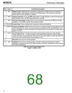 浏览型号MT9076AP的Datasheet PDF文件第68页