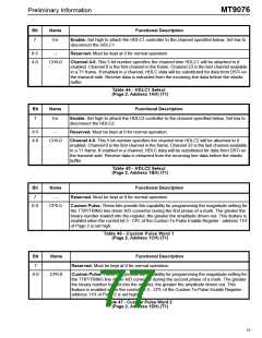 浏览型号MT9076AP的Datasheet PDF文件第77页