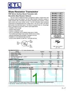 浏览型号MUN2134RT1的Datasheet PDF文件第1页
