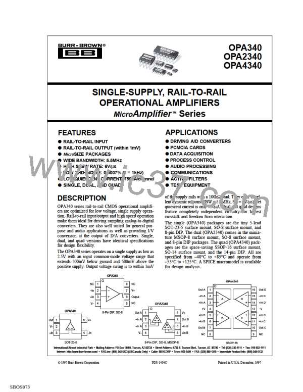 OPA2340UA/2K5图片预览