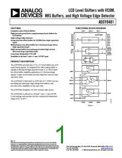 浏览型号ADSYS8401JPCZ的Datasheet PDF文件第1页