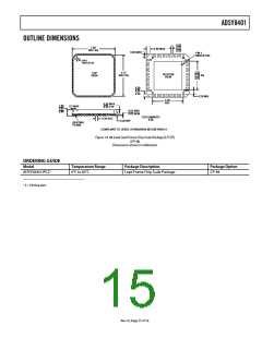 浏览型号ADSYS8401JPCZ的Datasheet PDF文件第15页