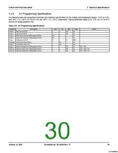 浏览型号CY8C21234-24SXI的Datasheet PDF文件第30页