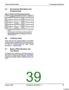 浏览型号CY8C21234-24SXI的Datasheet PDF文件第39页