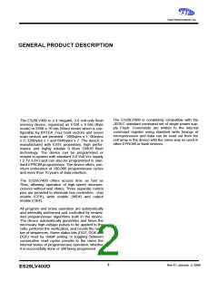 浏览型号ES29DS640FT-90RTG的Datasheet PDF文件第2页