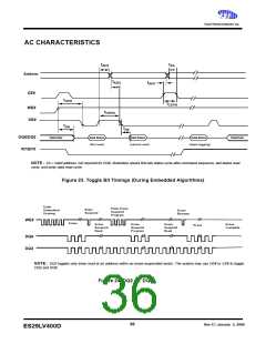 浏览型号ES29DS640FT-90RTG的Datasheet PDF文件第36页