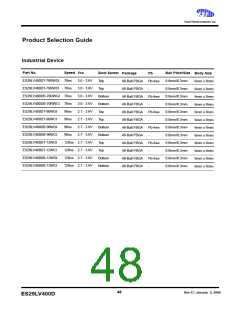 浏览型号ES29DS640FT-90RTG的Datasheet PDF文件第48页