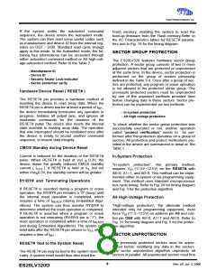 浏览型号ES29DL800F-12RTG的Datasheet PDF文件第8页