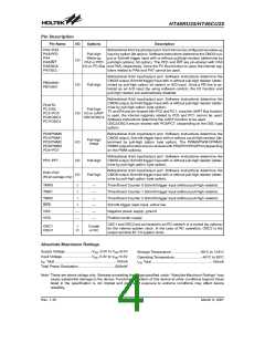 浏览型号HT46CU25的Datasheet PDF文件第4页