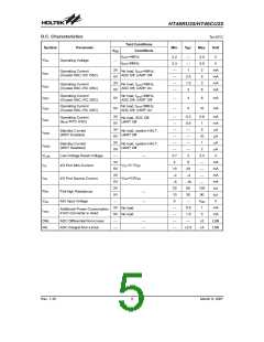 浏览型号HT46CU25的Datasheet PDF文件第5页