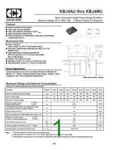 浏览型号KBJ4AV的Datasheet PDF文件第1页