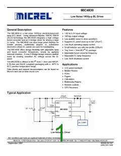 浏览型号MIC4830YML的Datasheet PDF文件第1页