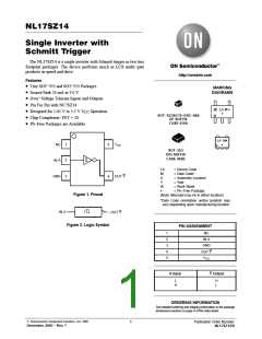 浏览型号NL17SZ14DFT2G的Datasheet PDF文件第1页
