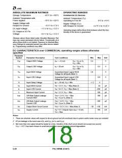 浏览型号PAL16L8-5JC的Datasheet PDF文件第18页