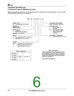 浏览型号PAL16L8-5JC的Datasheet PDF文件第6页