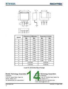 浏览型号RT9164A-33PLR的Datasheet PDF文件第14页